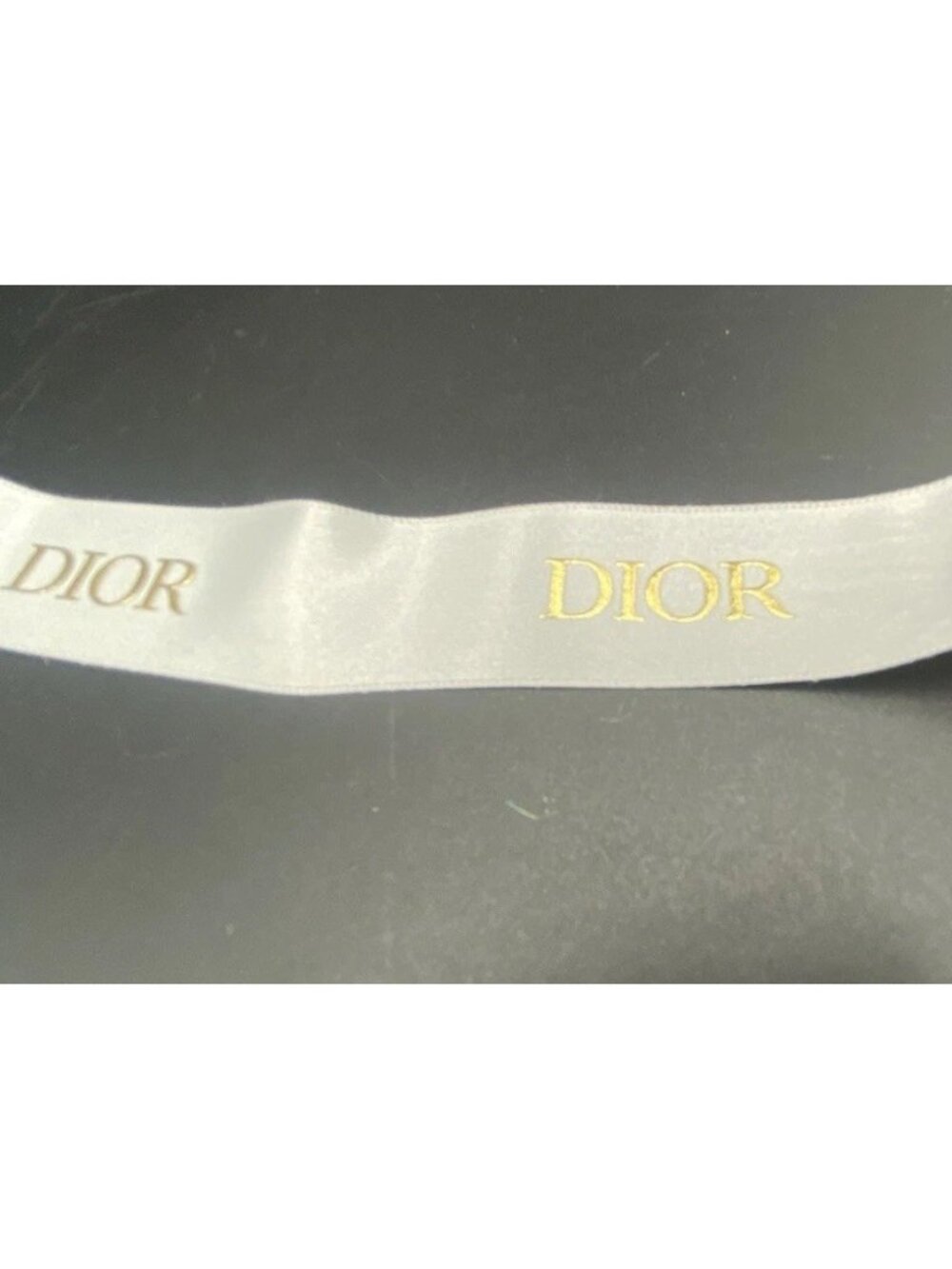 Dior Beaute Beauty White Cotton Drawstring Pouch Bag with Satin Ribbon 54 Inch - Picture 16 of 16